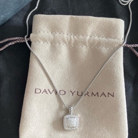 David Yurman Petite Albion Sterling Silver Pendant Necklace - Picture 2 of 6